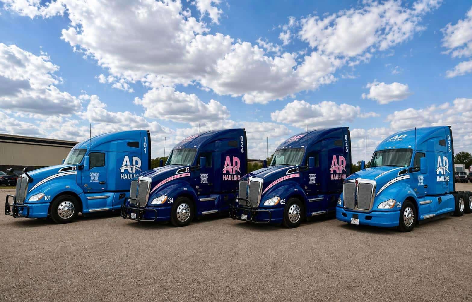 FETC LDO -Manuel Ortiz Customer Photo - T680 Lineup - AP HAULING