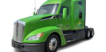 Featured image with white background for this 2023 Kenworth T680 (Stock number: UPJ217559)