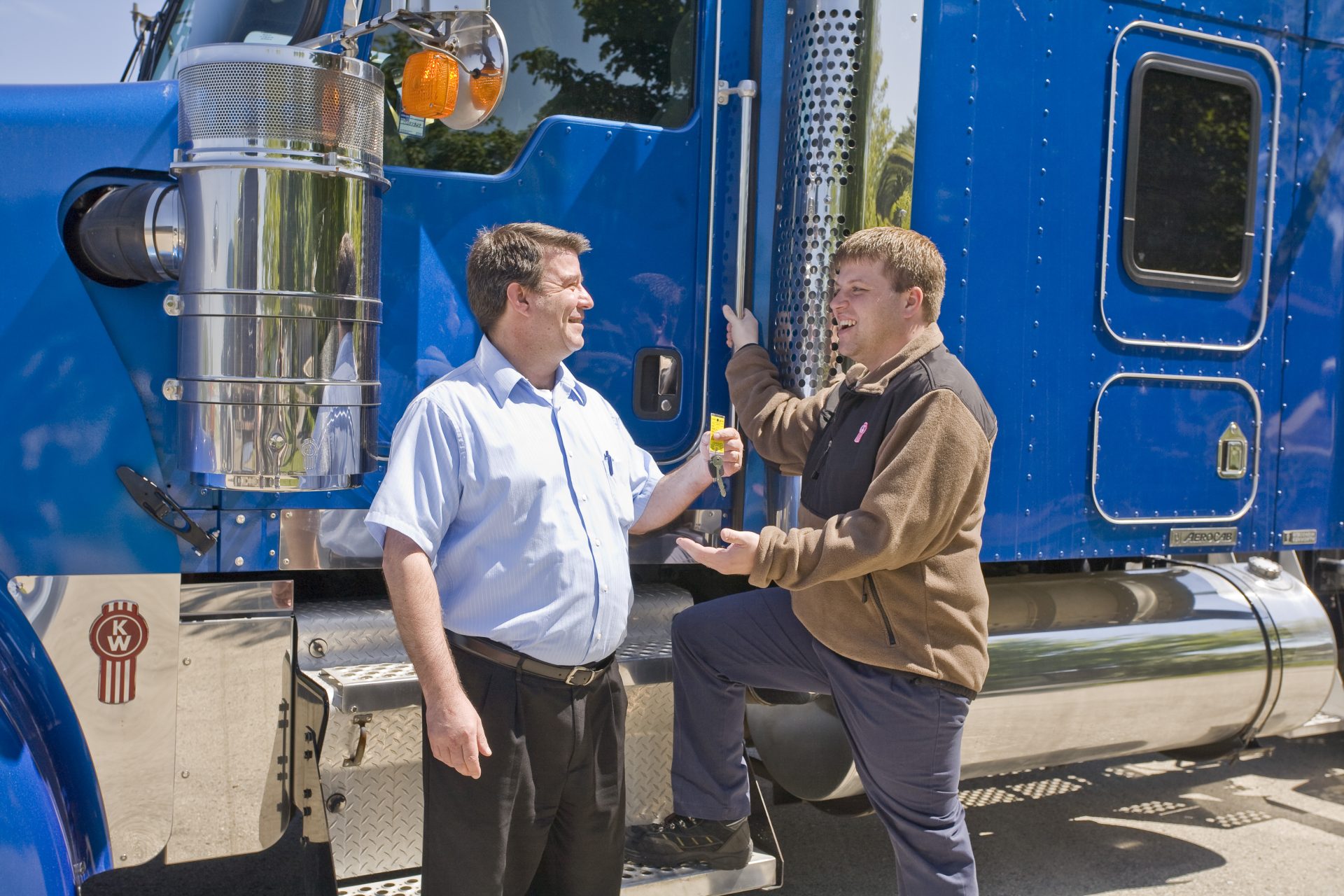 Truck sold to customer